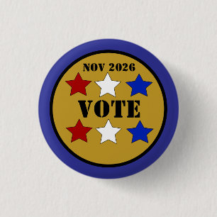 Chapa Redonda De 2,5 Cm El voto de 2026