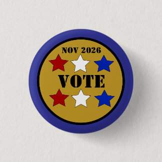 Chapa Redonda De 2,5 Cm El voto de 2026