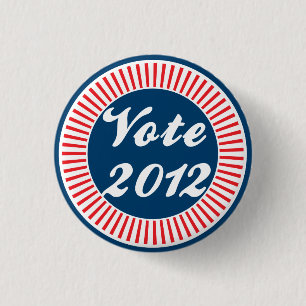 Chapa Redonda De 2,5 Cm Elecciones 2012