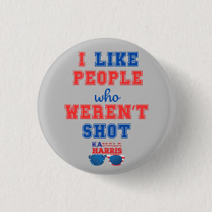 Chapa Redonda De 2,5 Cm Elecciones 2024 Kamala Harris Merch Comma La graci