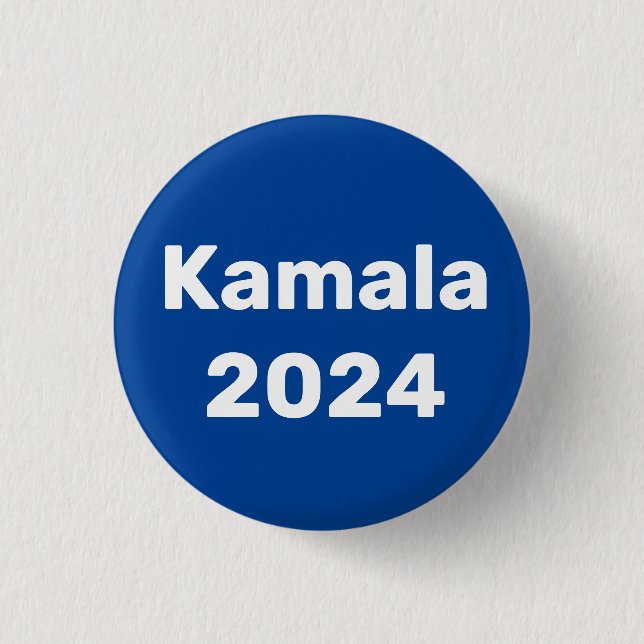 Chapa Redonda De 2,5 Cm Elecciones presidenciales de Kamala 2024 (Anverso)