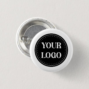 Chapa Redonda De 2,5 Cm Elegante, contemporáneo, refinado y personalizable