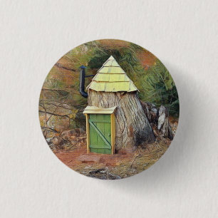 Chapa Redonda De 2,5 Cm Elf House