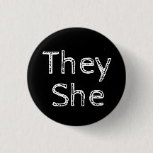 Ellas Pronouns Button