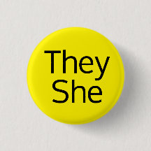 Ellas Pronouns Button