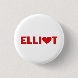 Chapa Redonda De 2,5 Cm Elliot Love
