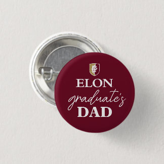 Chapa Redonda De 2,5 Cm Elon | El padre del graduado