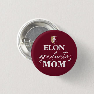 Chapa Redonda De 2,5 Cm Elon | La madre del graduado