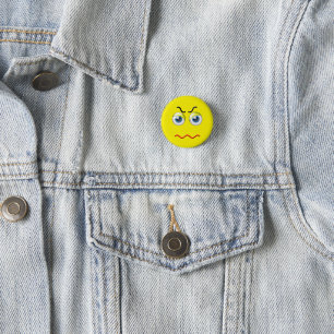 Chapa Redonda De 2,5 Cm Emoji furiosa