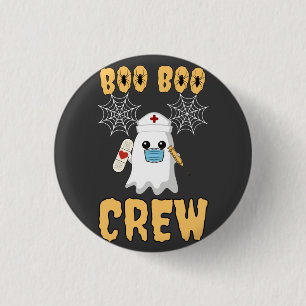 Chapa Redonda De 2,5 Cm Enfermera de Boo Boo Crew divertida enfermera fant