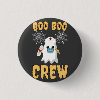 Chapa Redonda De 2,5 Cm Enfermera de Boo Boo Crew divertida enfermera fant