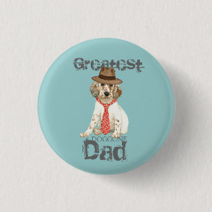 Chapa Redonda De 2,5 Cm English Setter Dad