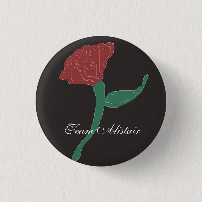 Chapa Redonda De 2,5 Cm Equipo Alistair (Anverso)