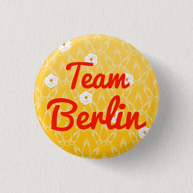 Chapa Redonda De 2,5 Cm Equipo Berlín (Anverso)