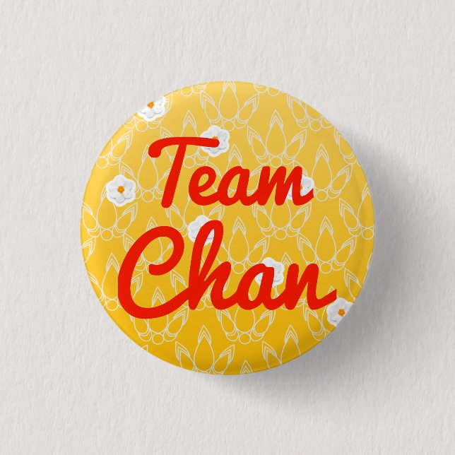 Chapa Redonda De 2,5 Cm Equipo Chan (Anverso)