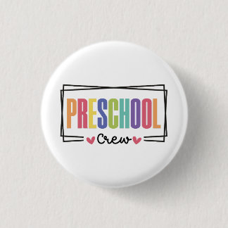 Chapa Redonda De 2,5 Cm Equipo de Preescolar