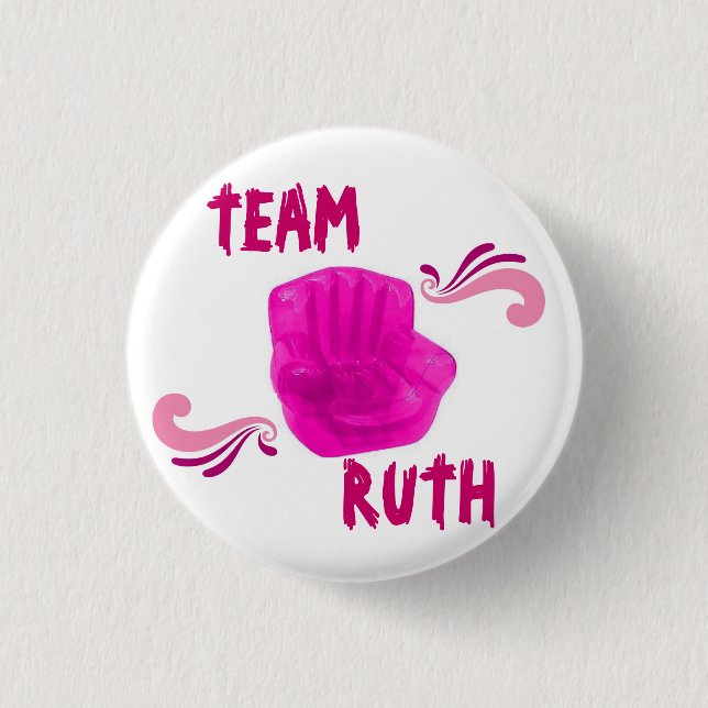 CHAPA REDONDA DE 2,5 CM EQUIPO RUTH (Anverso)