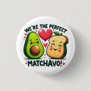 Chapa Redonda De 2,5 Cm ¿Eran las Parejas Adorables del Matchavo Perfecto