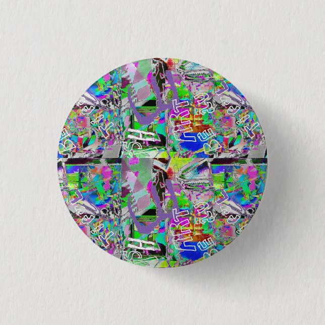 Chapa Redonda De 2,5 Cm ¡Es un diseño, bebé! (Anverso)