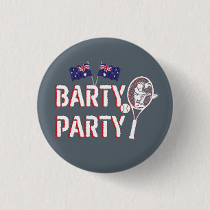 Chapa Redonda De 2,5 Cm Es un Fiesta de Barty