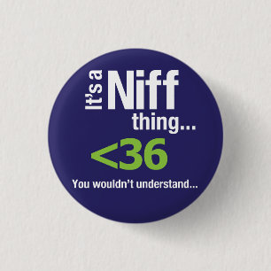 Chapa Redonda De 2,5 Cm Es una cosa de Niff…