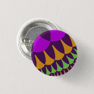 Chapa Redonda De 2,5 Cm Escalas moradas y Naranjas