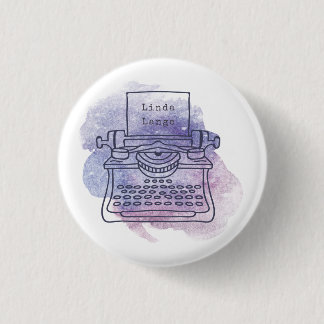 Chapa Redonda De 2,5 Cm Escritor Script de escritor Personalizado de máqui