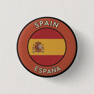 Chapa Redonda De 2,5 Cm España