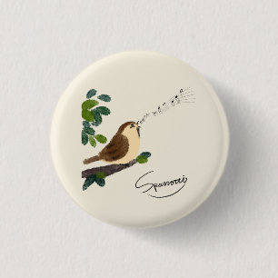 Chapa Redonda De 2,5 Cm ¡Esparrotti! ス パ テ ロ ィ.