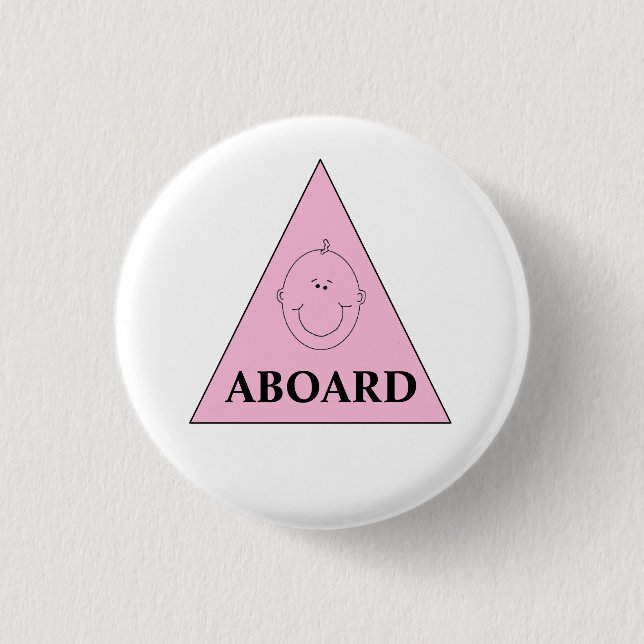 Chapa Redonda De 2,5 Cm Esperando Chica de Invitación (Anverso)