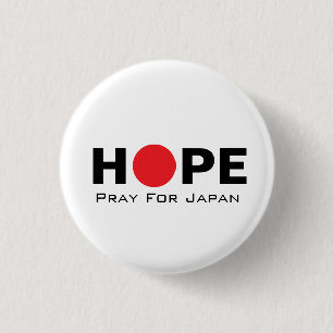 Chapa Redonda De 2,5 Cm ESPERANZA - ruegue para los pernos de Japón
