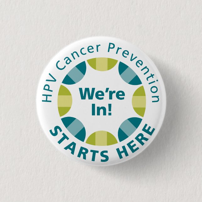 Chapa Redonda De 2,5 Cm ¡Estamos adentro! Botones (Anverso)