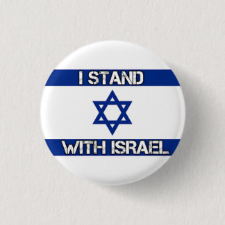 Chapa Redonda De 2,5 Cm Estoy Con Israel