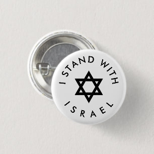 Chapa Redonda De 2,5 Cm Estoy de acuerdo con la Estrella blanca y negra de