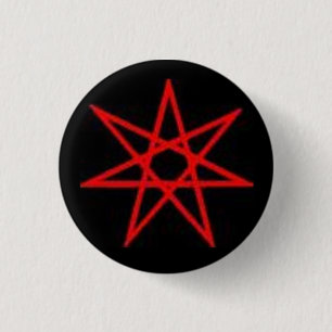 Chapa Redonda De 2,5 Cm Estrella señalada siete - Otherkin