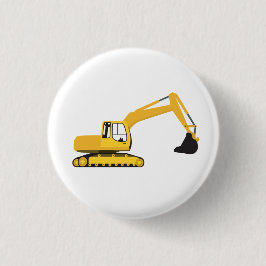 Chapa Redonda De 2,5 Cm Excavator Construction Truck Kids