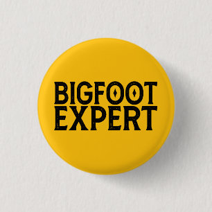 Chapa Redonda De 2,5 Cm Experto en Bigfoot