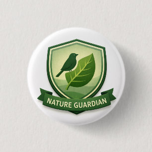 Chapa Redonda De 2,5 Cm Explorador Guardián de la Naturaleza Premio al a