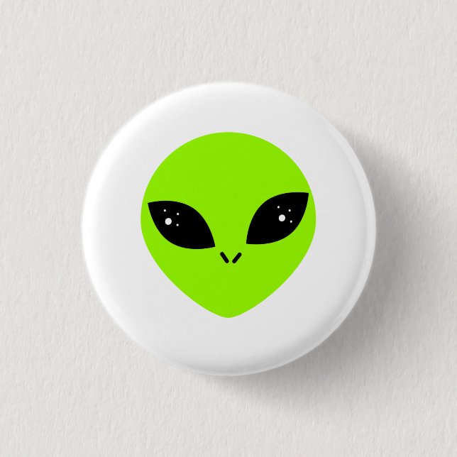 Chapa Redonda De 2,5 Cm Extraterrestre  (Anverso)