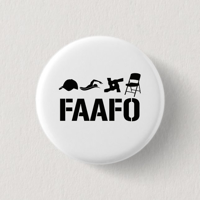 Chapa Redonda De 2,5 Cm F@ck Y Averiguar (Anverso)