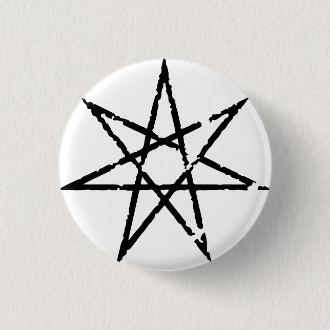 Chapa Redonda De 2,5 Cm Faerie Star Otherkin Pin (Anverso)