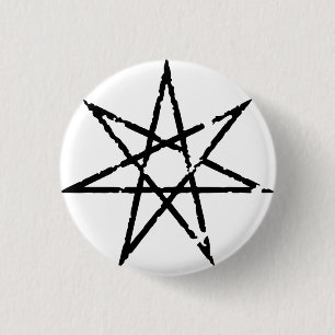 Chapa Redonda De 2,5 Cm Faerie Star Otherkin Pin