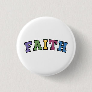 Chapa Redonda De 2,5 Cm Faith Good Friday Easter