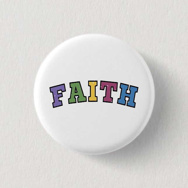 Chapa Redonda De 2,5 Cm Faith Good Friday Easter (Anverso)