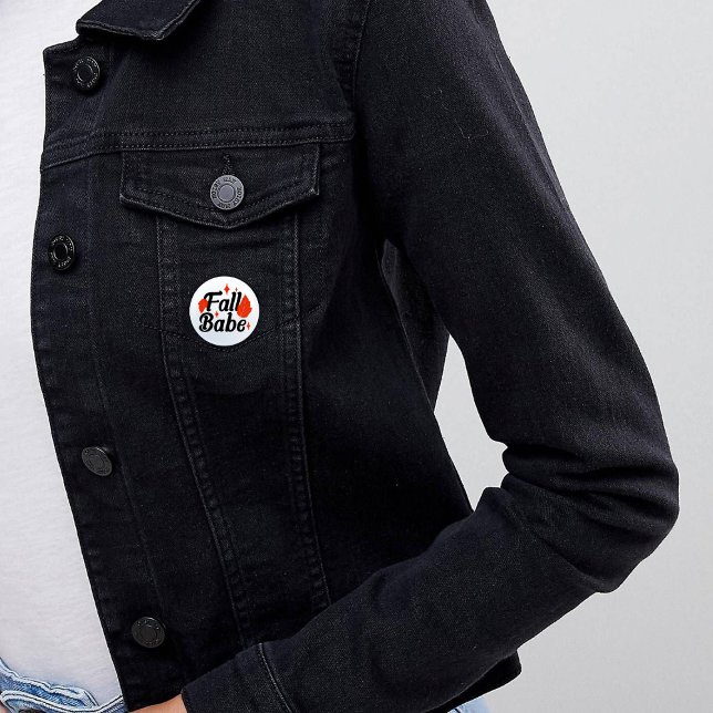 Chapa Redonda De 2,5 Cm Fall Babe (Subido por el creador)