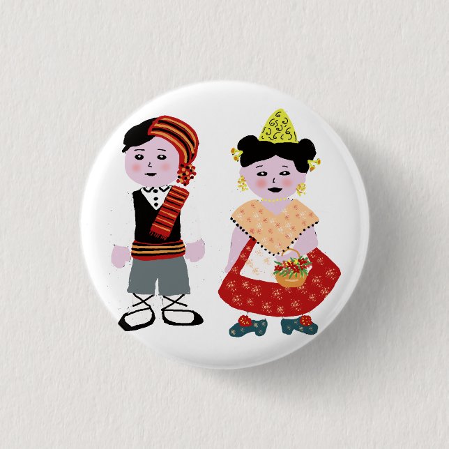 Chapa Redonda De 2,5 Cm falleros (Anverso)