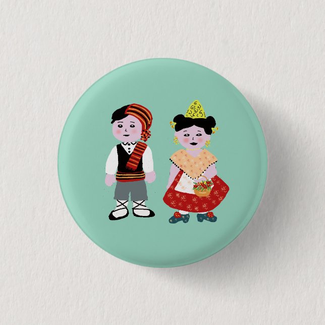 Chapa Redonda De 2,5 Cm falleros (Anverso)