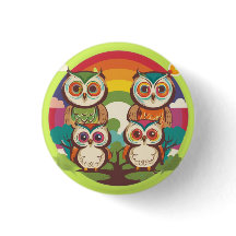 Familia De Búho Cute