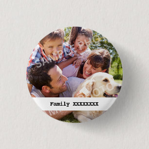 Chapa Redonda De 2,5 Cm Familiar Personalizado