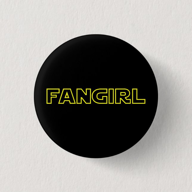 CHAPA REDONDA DE 2,5 CM FANGIRL (Anverso)